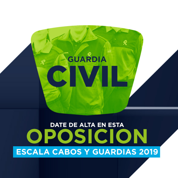Suscríbete 12 Meses a los Test para la Oposición a Guardia Civil, escala Cabos y Guardias 2019